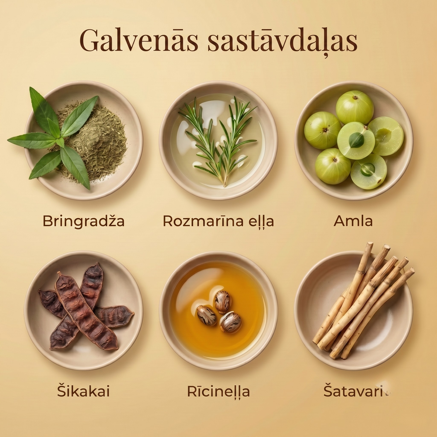 29 augu ajūrvēdas eļļa galvas ādas masāžai, lai mazinātu stresu, atdzīvinātu matus un veicinātu relaksāciju